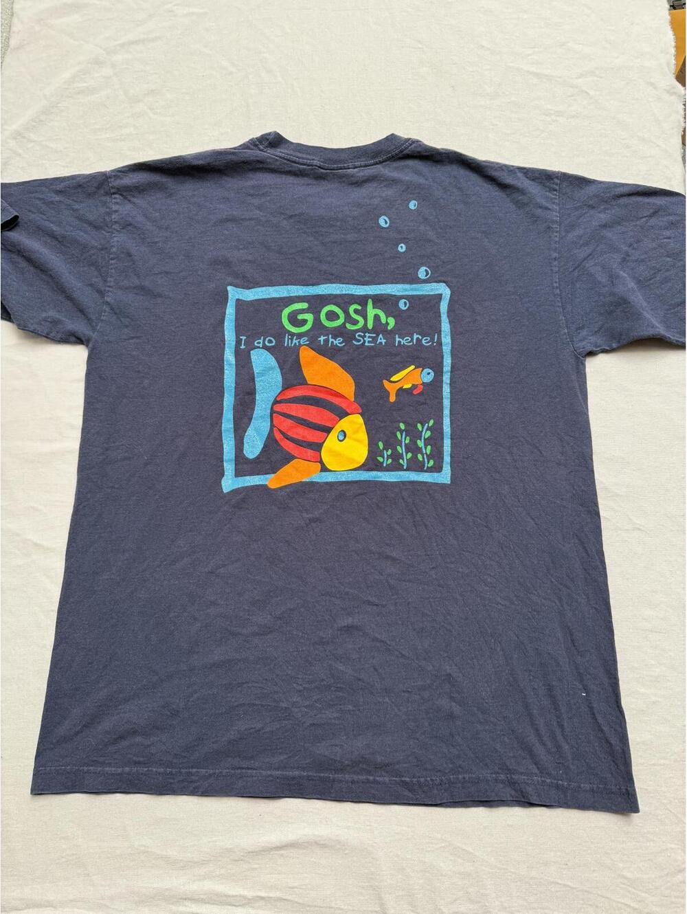 Vintage Club Med Sonora Bay Shirt Fish Like The Sea Here XL